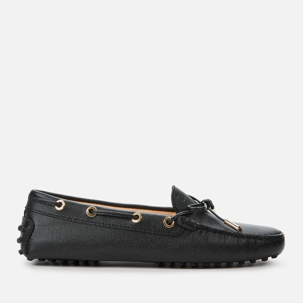 Tod's Women's Heaven Lace/Eyelets Driving Shoes - Nero Image 1