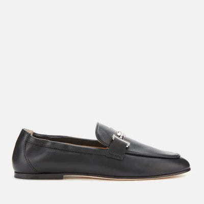 Tod's Women's Leather Double T Moccasin Loafers - Altraversione