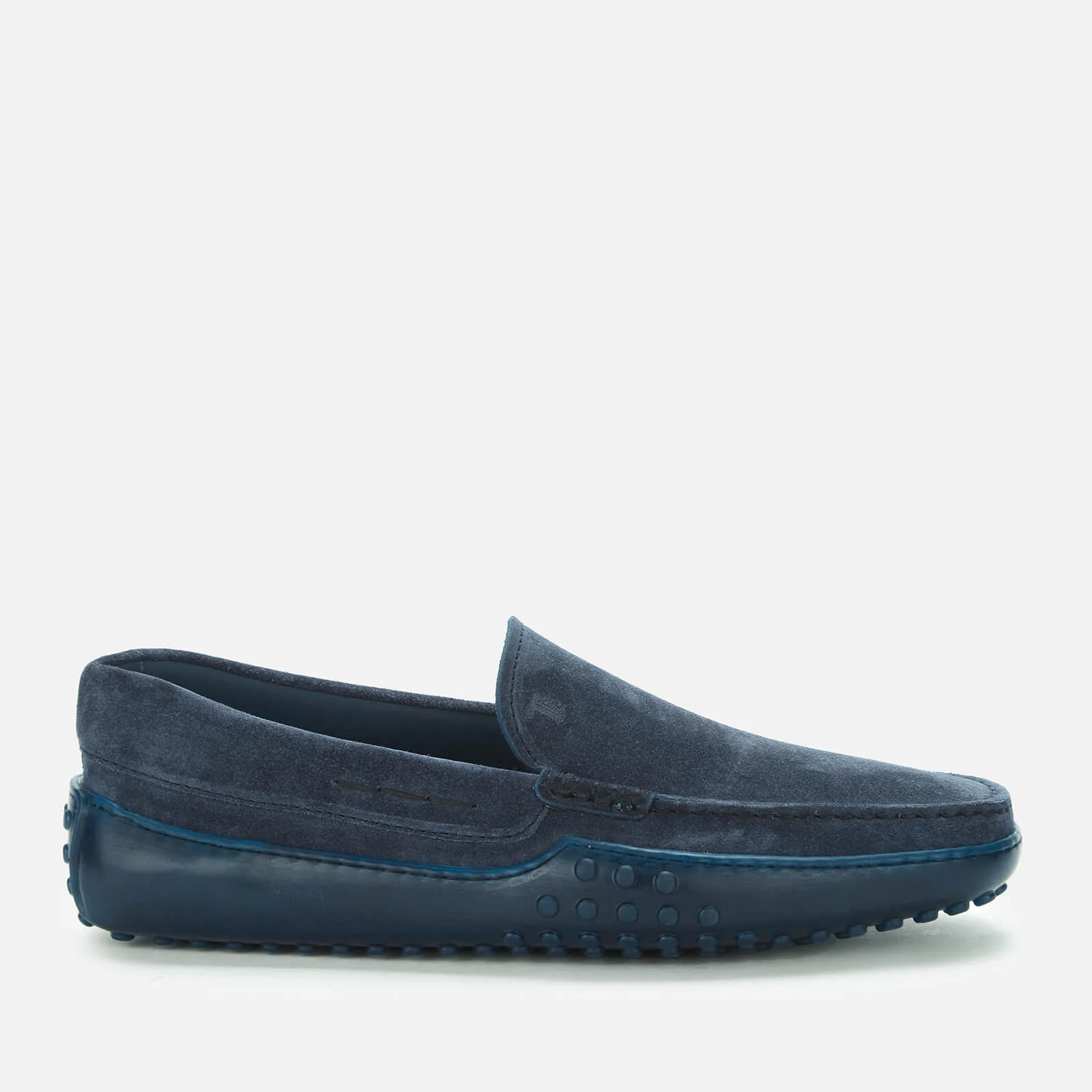 Tod's Men's Suede Slip-On Loafers - Blue Image 1