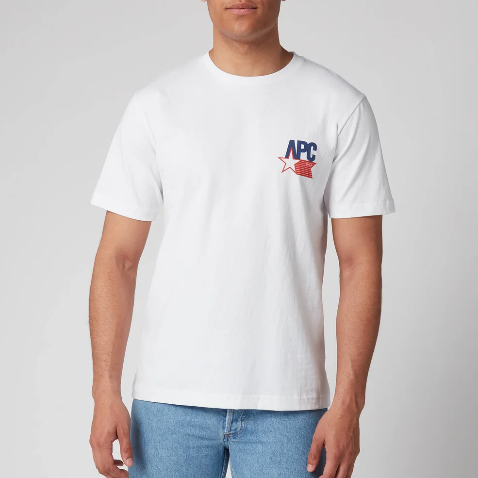 A.P.C. Men's Marcellus T-Shirt - Blanc Image 1