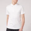 Emporio Armani Men's Zip Collar Polo Shirt - White - Image 1