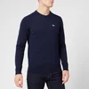 Emporio Armani Men's Small Eagle Knitted Jumper - Navy - Image 1