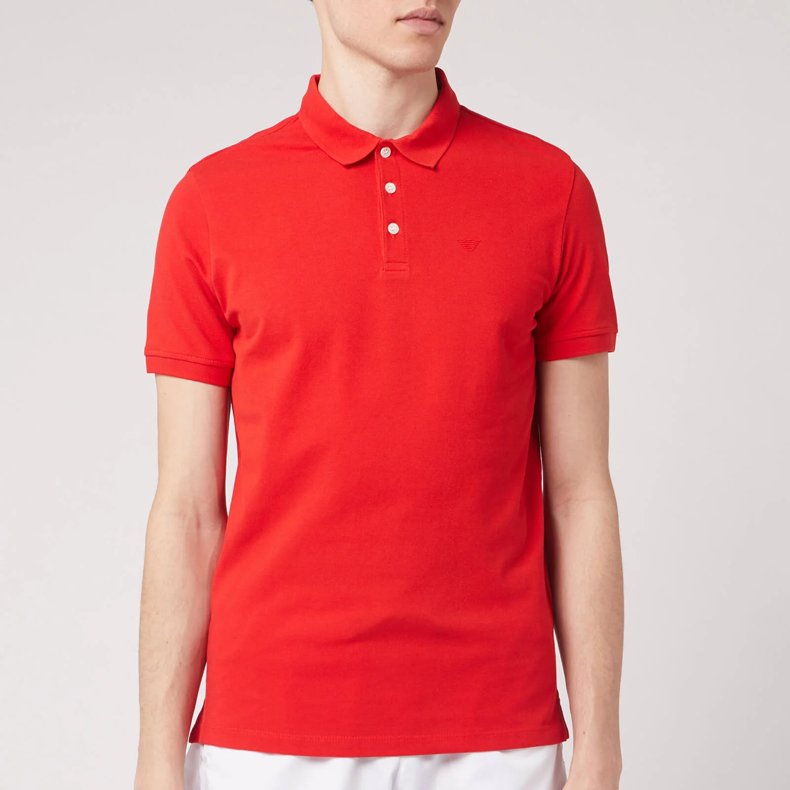 Emporio Armani Men's Basic Polo Shirt - Red Image 1