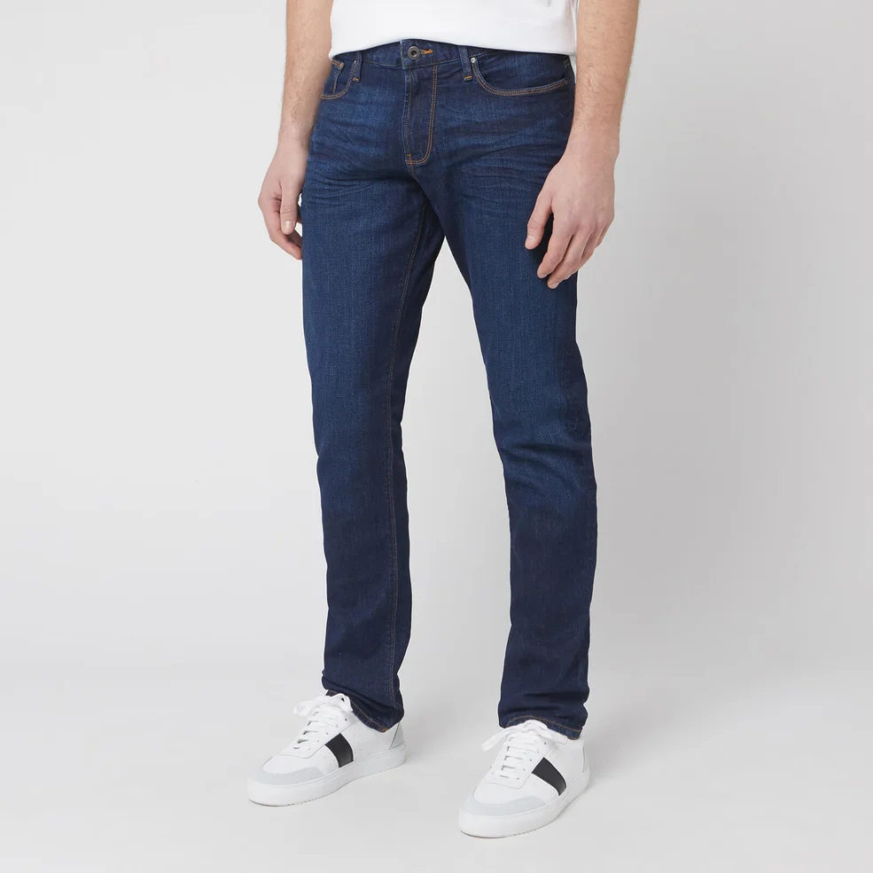 Emporio Armani Men's Slim Fit Jeans - Denim Blue Image 1