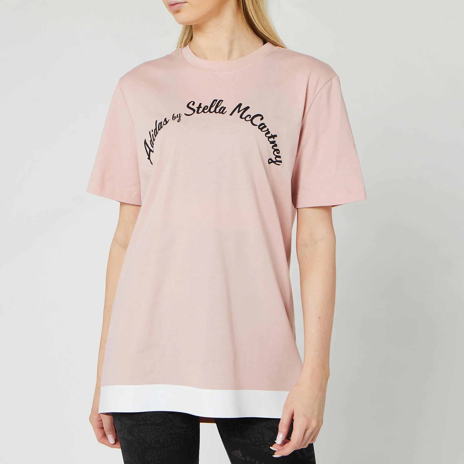 adidas by Stella McCartney Women's Logo T-Shirt - Pink Image 1