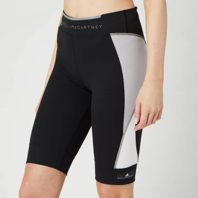 adidas by Stella McCartney Women's Running Over Knee Thr Shorts - Black/Grey/White