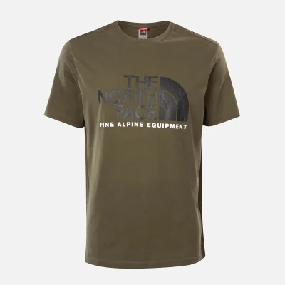 The North Face Men's Fine Alpine 2 T-Shirt - New Taupe Green/TNF Black