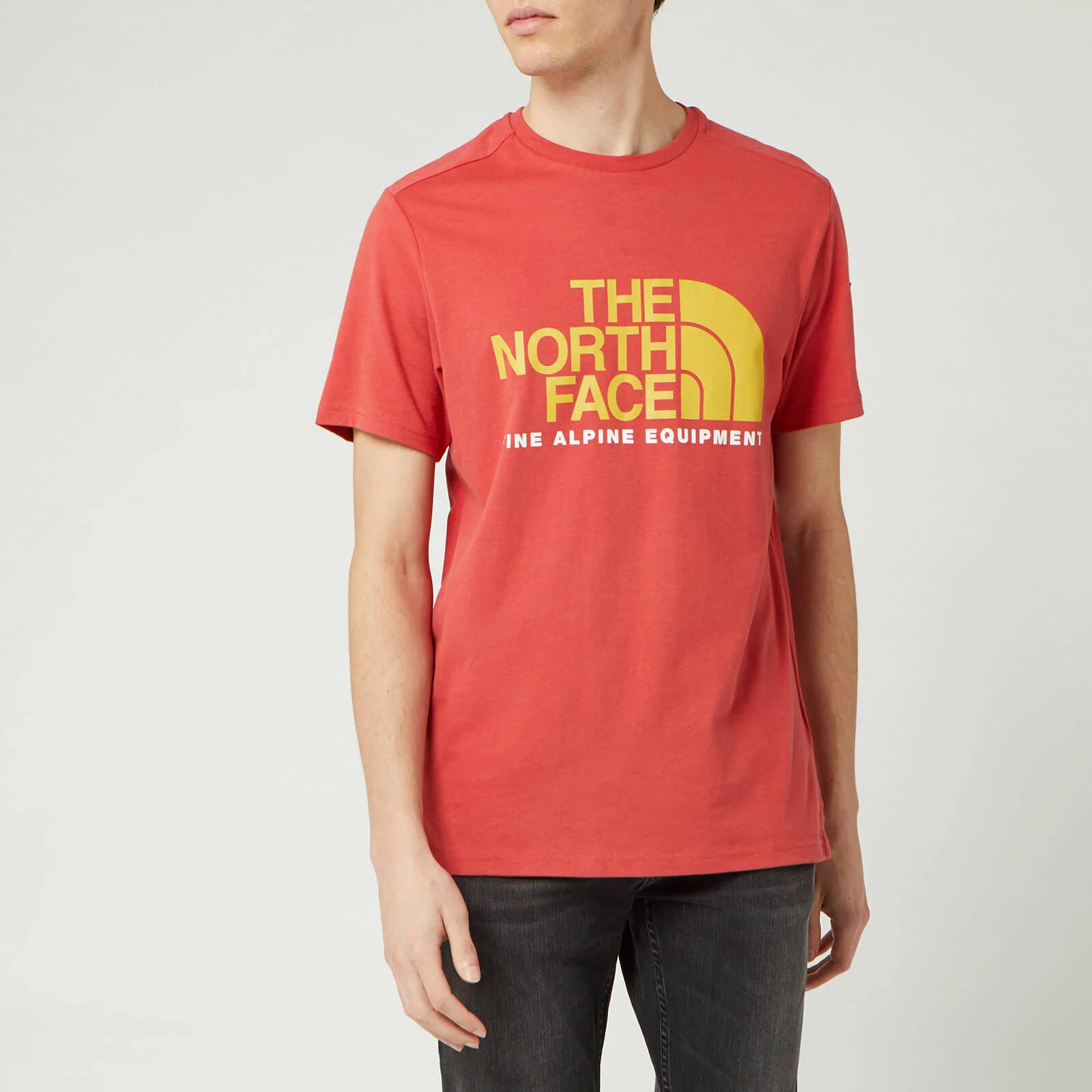 The North Face Men's Fine Alpine 2 T-Shirt - Sunbaked Red Image 1