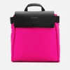 Karl Lagerfeld Women's K/Ikon Nylon Backpack - Fuchsia/Black - Image 1