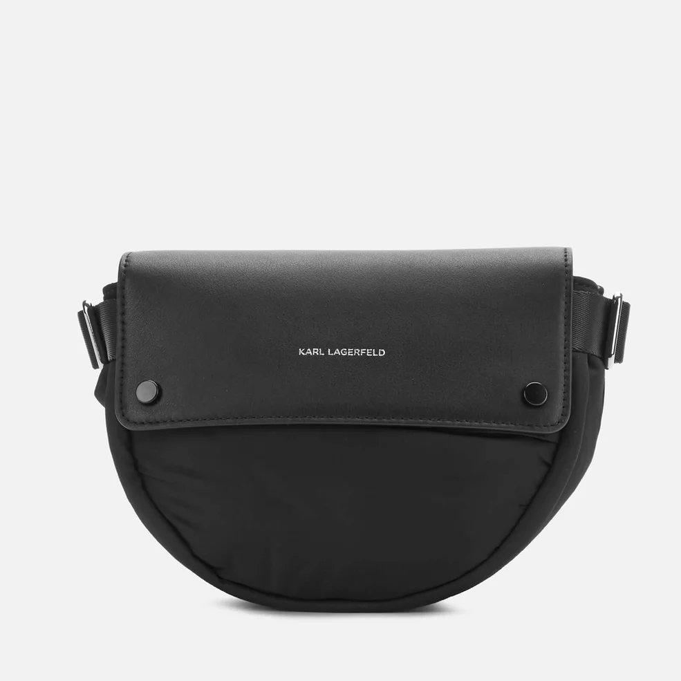 Karl Lagerfeld Women's K/Ikon Nylon Belt Bag - Black Image 1