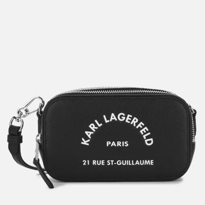 Karl Lagerfeld Women's Rue St Guillaume Cross Body Bag - Black