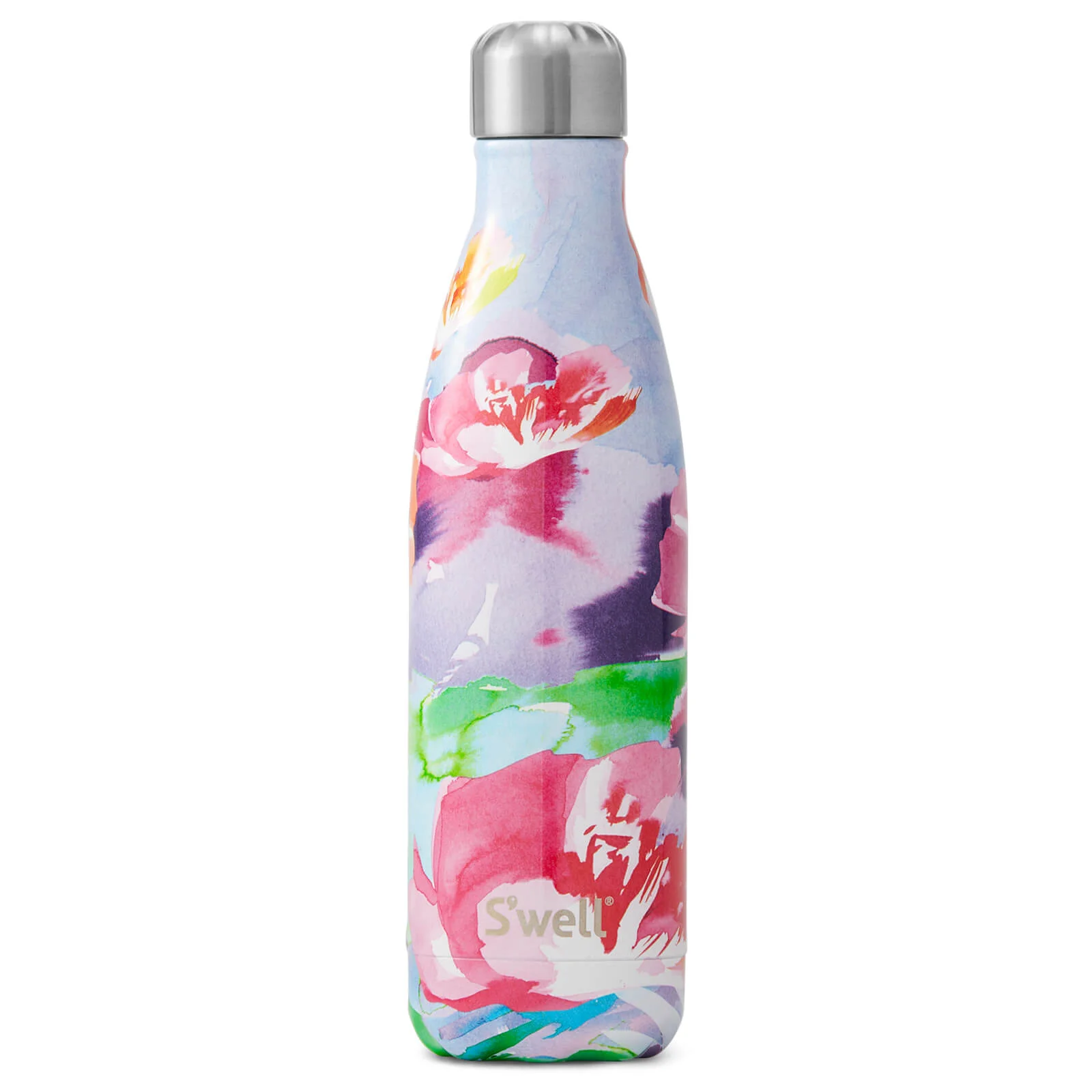 S'well Lilac Posy Water Bottle - 500ml Image 1