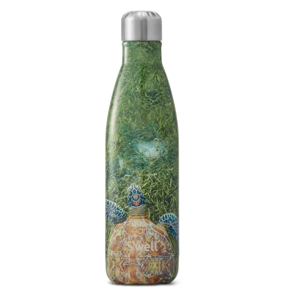 S'well BBC Earth Turtle Water Bottle - 500ml Image 1