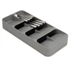Joseph Joseph DrawerStore Large Compact Cutlery Organiser - Grey - Image 1
