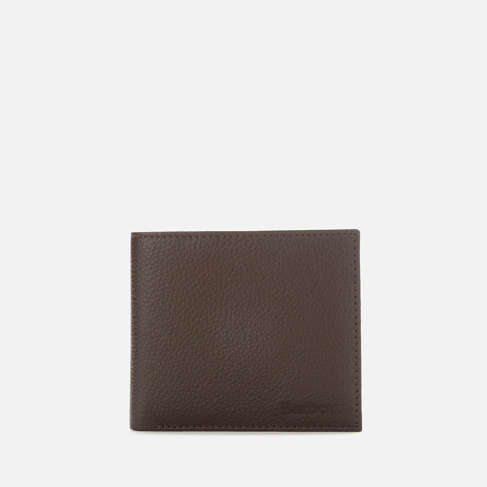Barbour Heritage Men's Amble Leather Billfold Wallet - Dark Brown Image 1