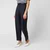 Victoria, Victoria Beckham Women's Tapered Trousers - Midnight Blue - Image 1