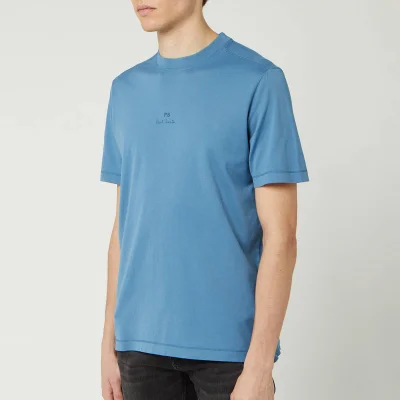 PS Paul Smith Men's Centre Logo T-Shirt - Turquoise
