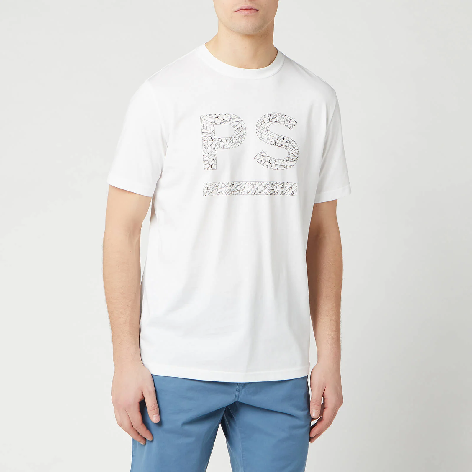 PS Paul Smith Men's Bones T-Shirt - White Image 1