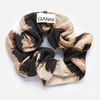 Ganni Women's Silk Linen Scrunchie - Maxi Leopard - Image 1