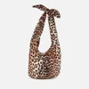Ganni Women's Padded Tie Shoulder Bag - Leopard - Image 1
