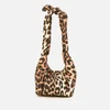 Ganni Women's Padded Tie Shoulder Mini Bag - Leopard - Image 1