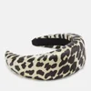 Ganni Women's Padded Hairband - Leopard - Image 1