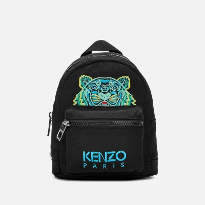 KENZO Men's Mini Tiger Canvas Backpack - Black