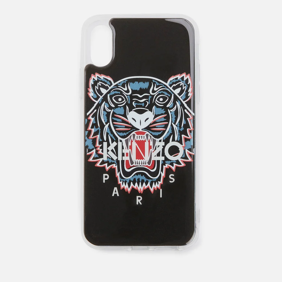 KENZO Men's Tiger iPhone X Case - Black Image 1