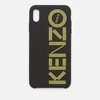 KENZO Men's Logo iPhone X Max Case - Black/Yellow - Image 1