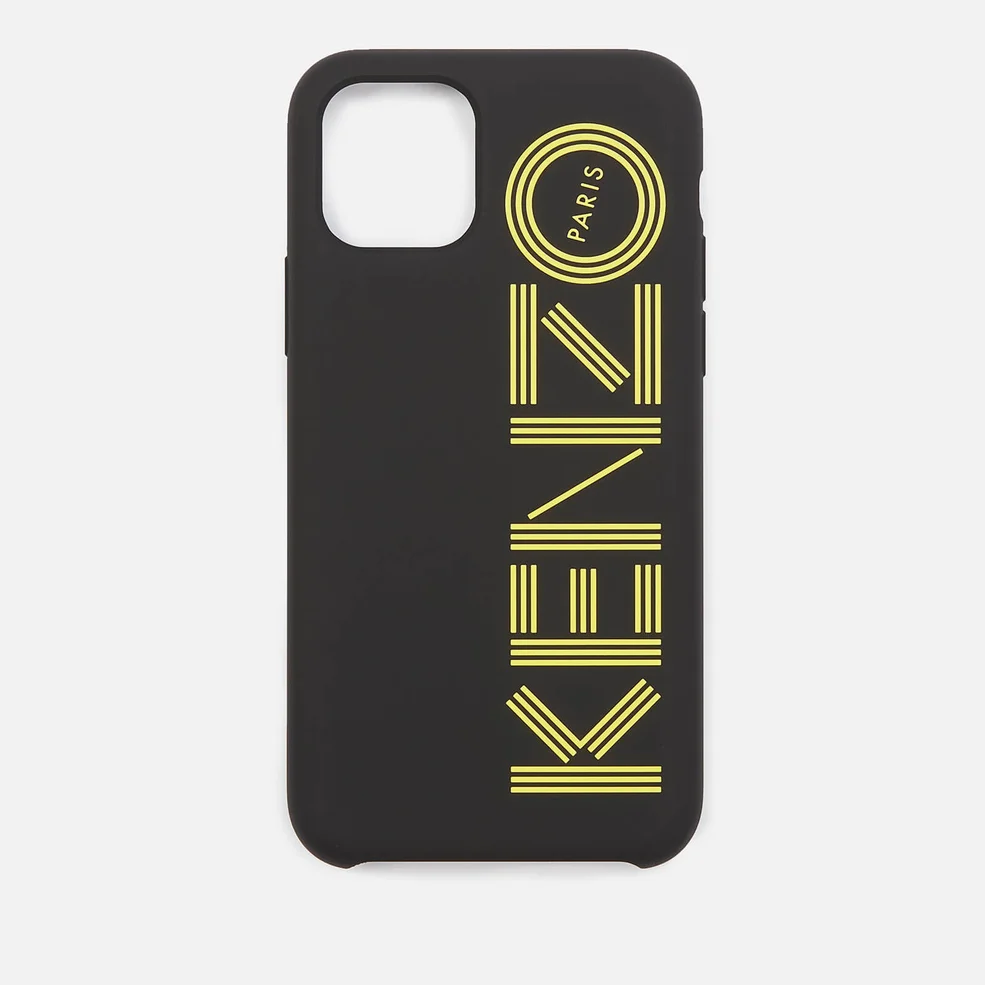KENZO Men's Logo iPhone 11 Pro Case - Black/Yellow Image 1