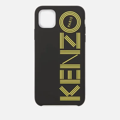 KENZO Men's Logo iPhone 11 Max Case - Black/Yellow