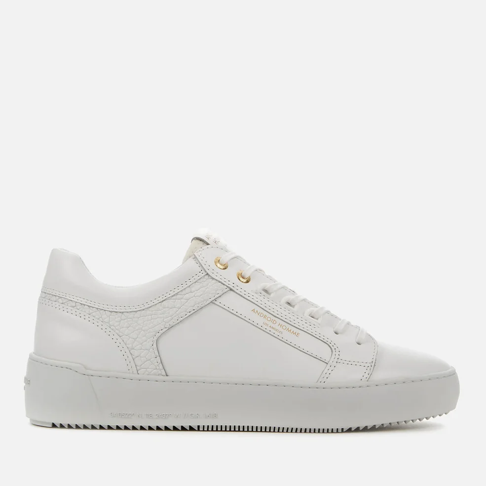 Android Homme Men's Venice Raptor Emboss Low Top Trainers - Achromatic White Image 1