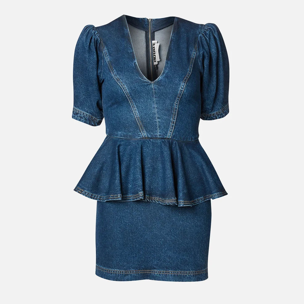 ROTATE Birger Christensen Women's Mindy Dress - Medium Blue Image 1