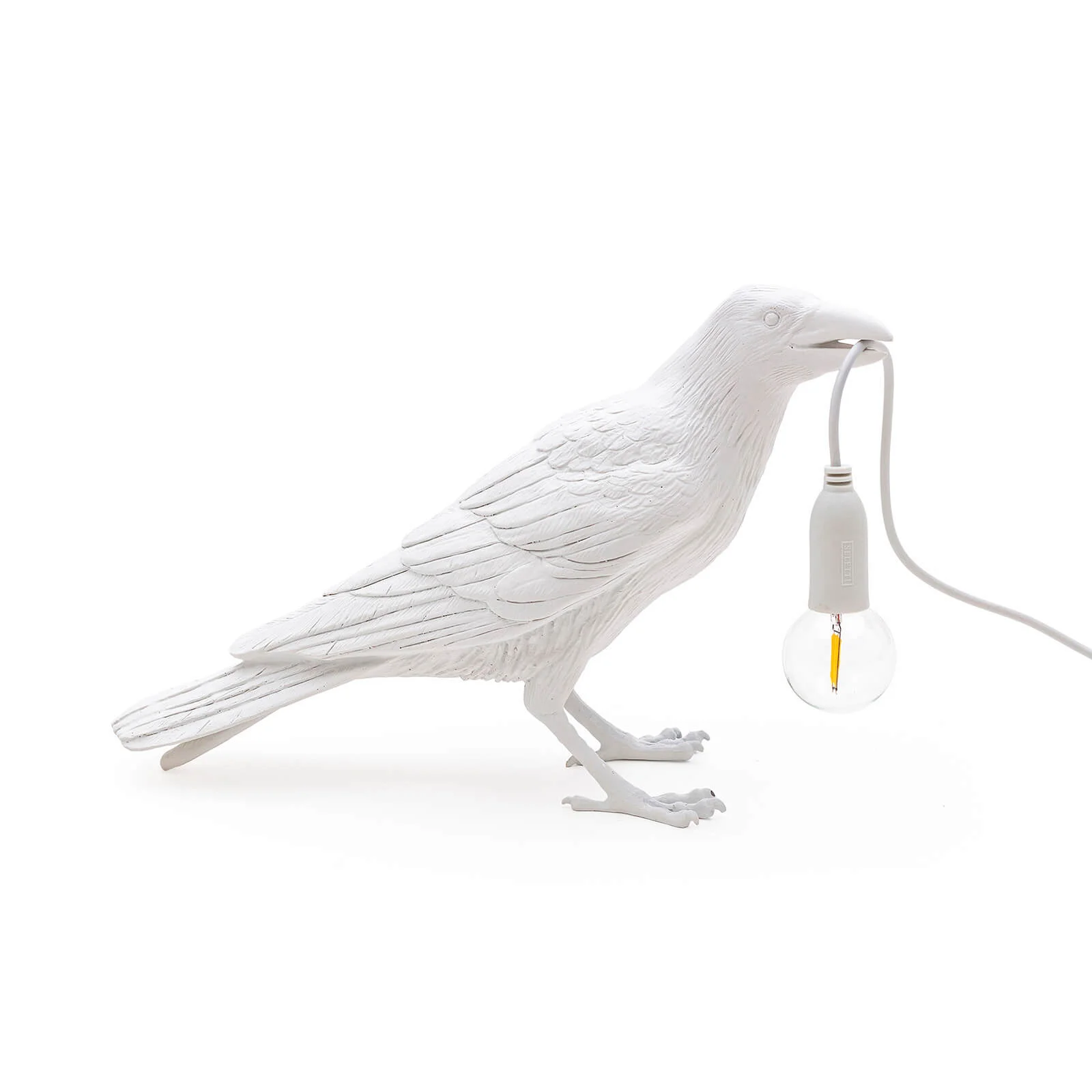 Seletti Waiting Bird Lamp - White Image 1