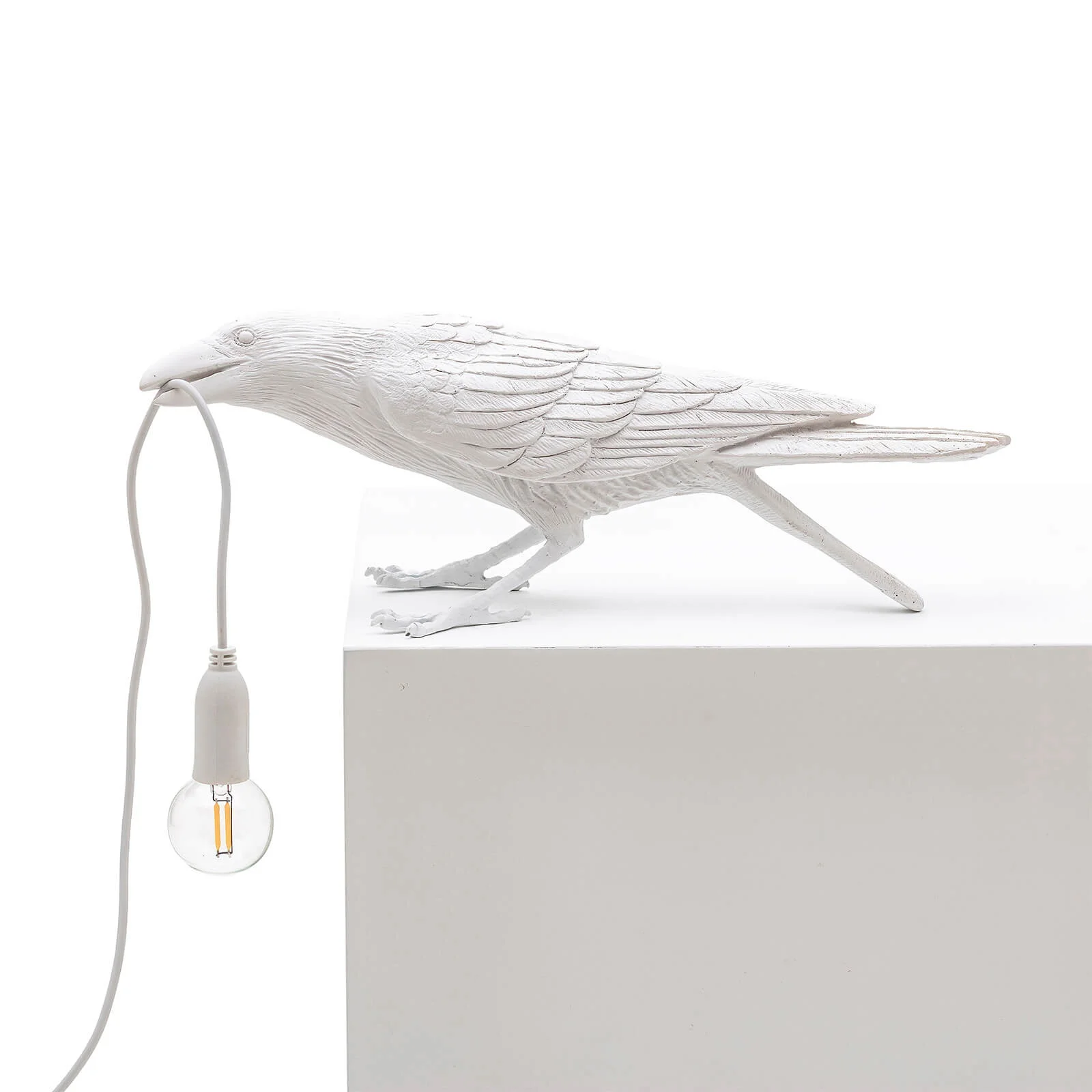 Seletti Playing Bird Lamp - White Image 1