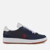 Polo Ralph Lauren Men's Polo Court Leather/Suede Trainers - Navy/Red - Image 1