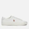 Polo Ralph Lauren Men's Longwood Leather Low Top Trainers - White/White - Image 1