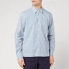 Officine Générale Men's Bob Candy Stripe Shirt - White/Blue - Image 1