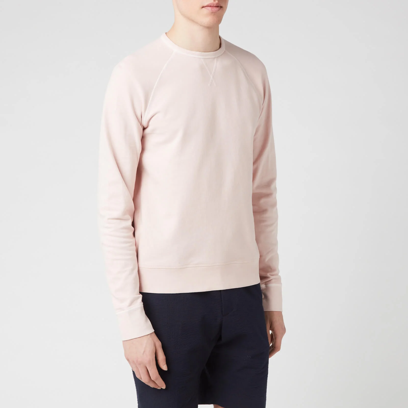 Officine Générale Men's Clement Dyed Sweatshirt - Rosebud Image 1