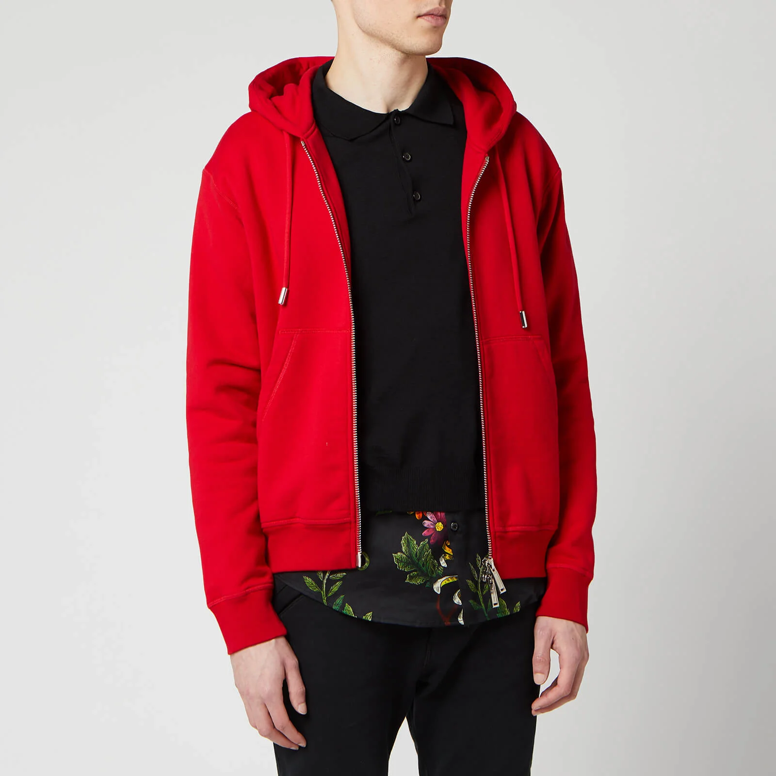 Dsquared2 Men's Cool Fit Hood Logo Icon Hoody - Red Image 1