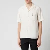 AMI Men's De Coeur Camp Collar Short Sleeve Shirt - Off White - Image 1