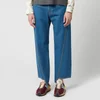 Lanvin Men's Washed Denim Twisted Seam Jeans - Bleu Clair - Image 1