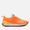 Lanvin Men's Running Sneaker in Nylon, Nappa And Suede - Orange - Image 1