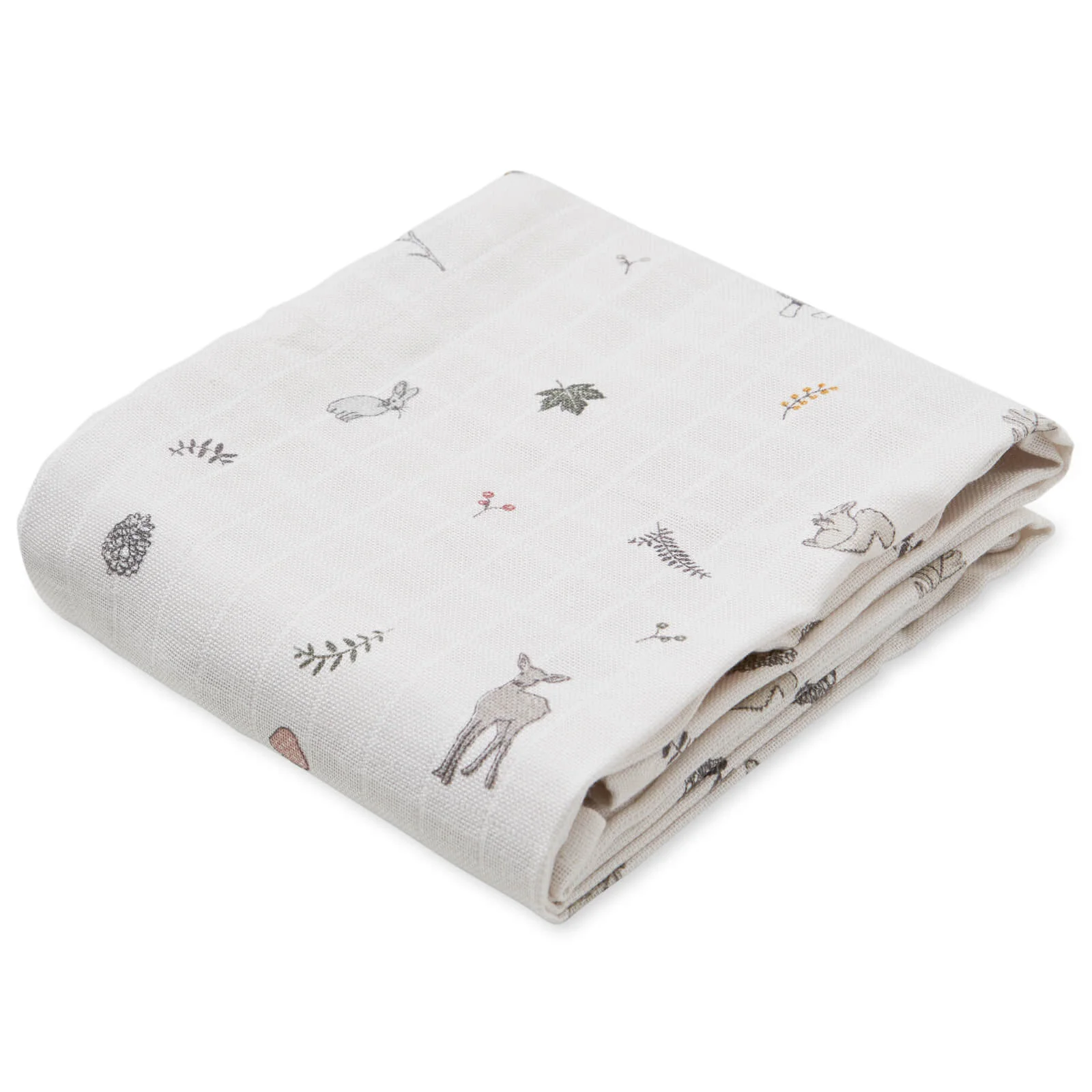 Cam Cam Printed Muslin Cloth - Fawn (Pack of 2) Image 1