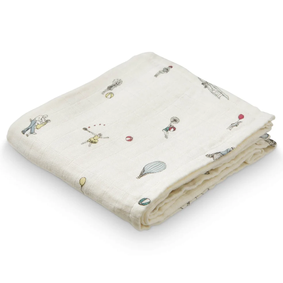 Cam Cam Printed Muslin Cloth - Holiday (Pack of 2) Image 1
