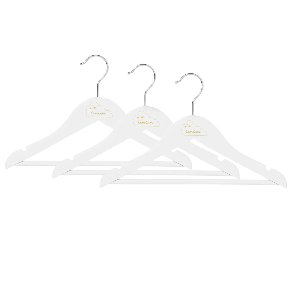 Cam Cam Kids Clothes Hanger - Crème White (Set of 3) Image 1