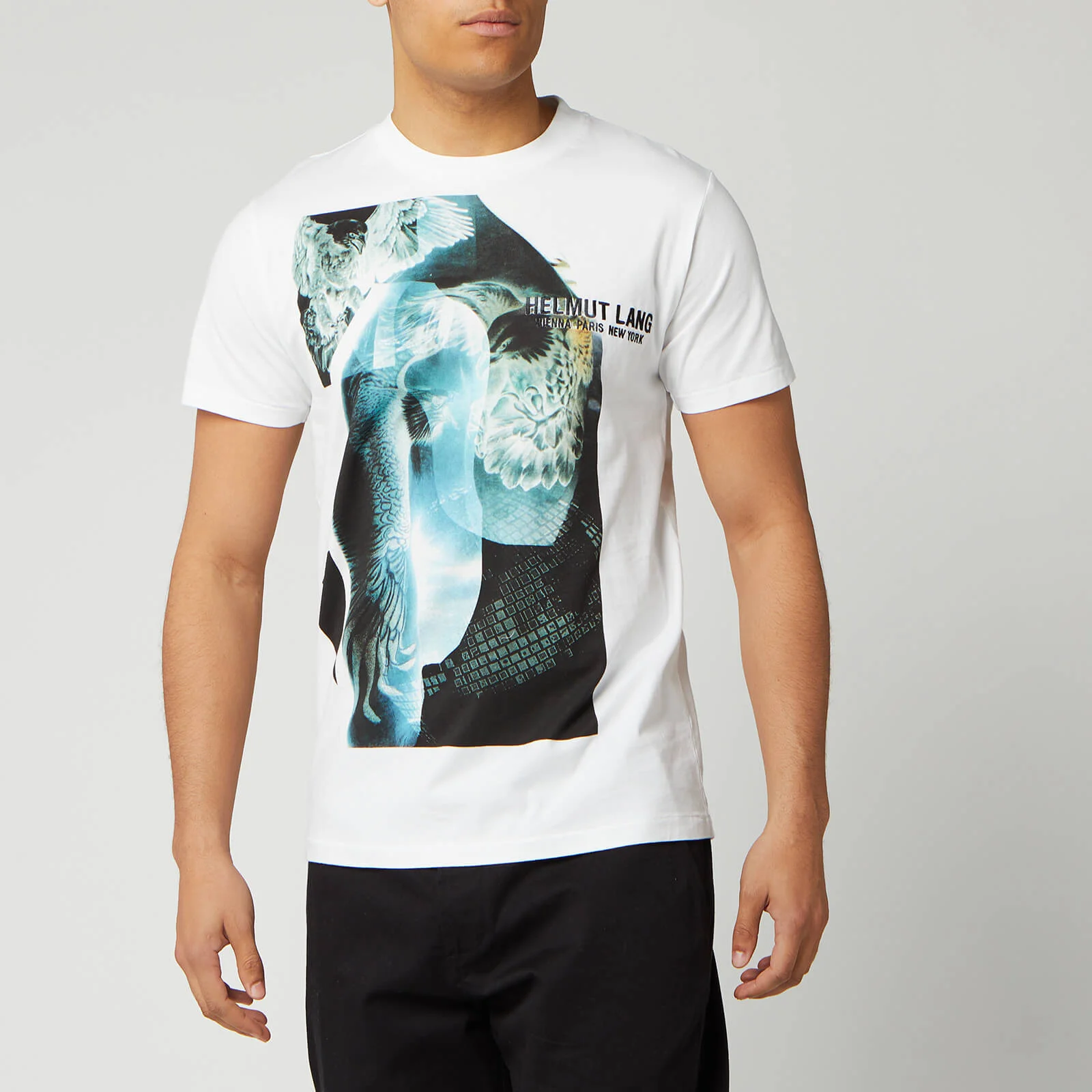 Helmut Lang Men's Standard Eagle T-Shirt - Chalk White Image 1