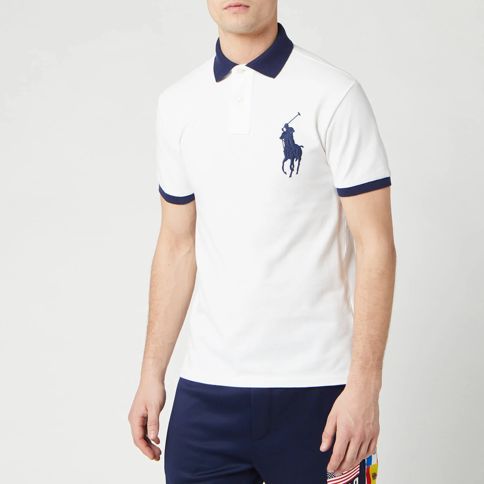 Polo Ralph Lauren Men's Short Sleeve Big Pony Polo Shirt - White Image 1