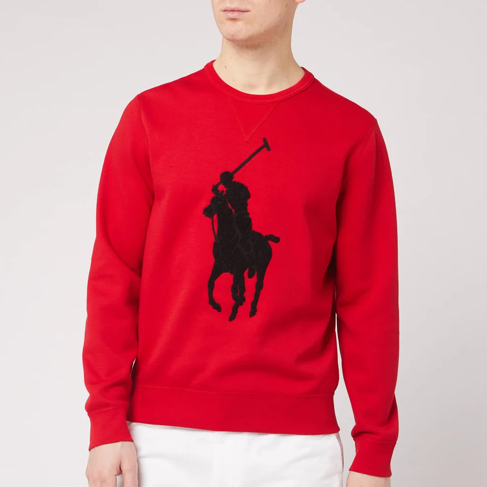Polo Ralph Lauren Men's Big Pony Sweatshirt - RL 2000 Red Image 1