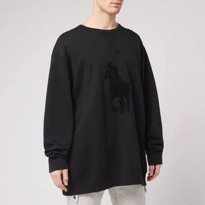 Polo Ralph Lauren Men's Contrast Big Pony Sweatshirt - Polo Black